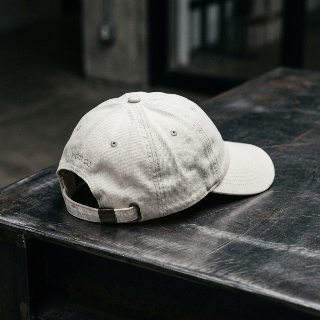 Canvas dad cap